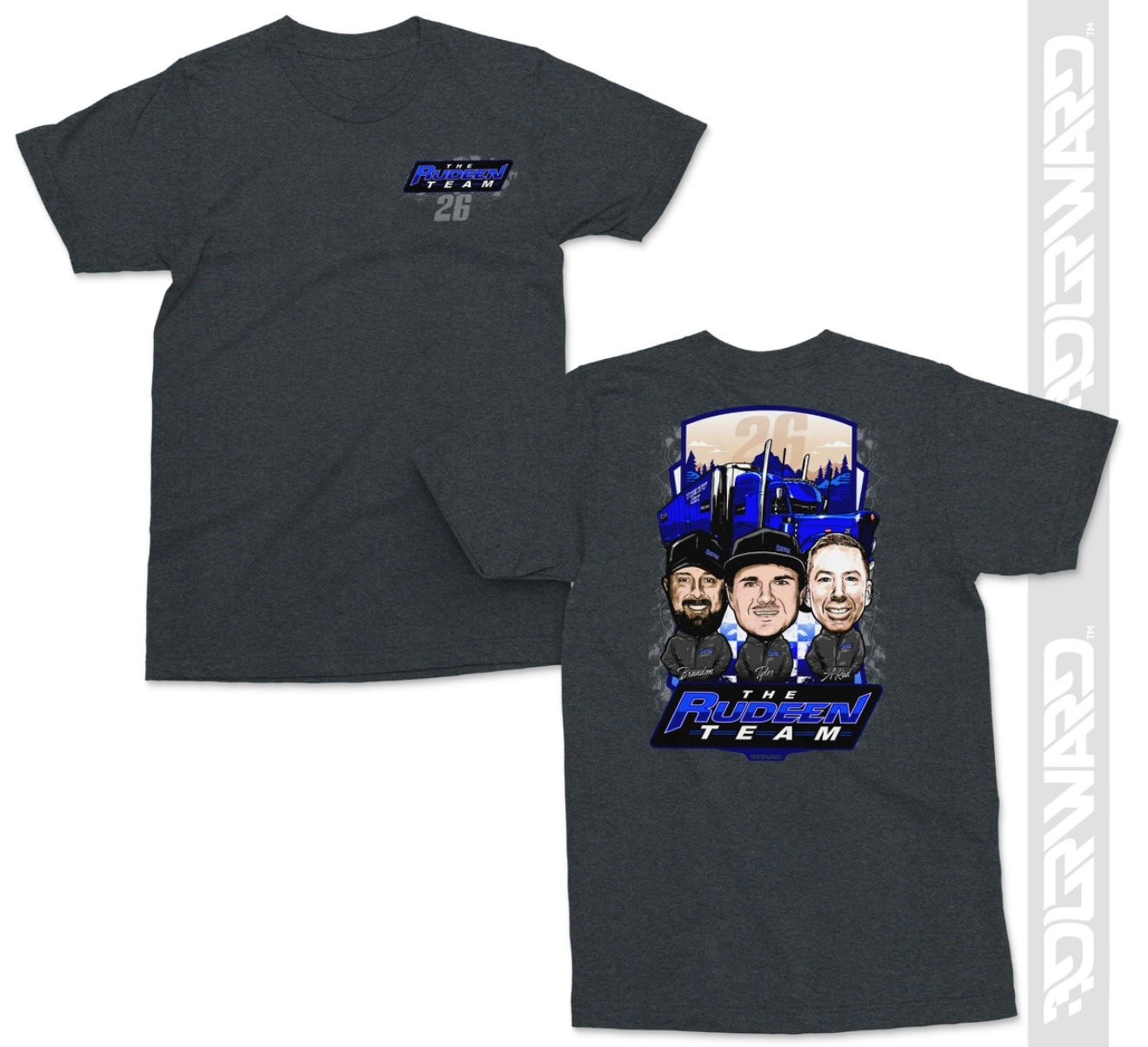 Rudeen Team T-Shirt - Gray