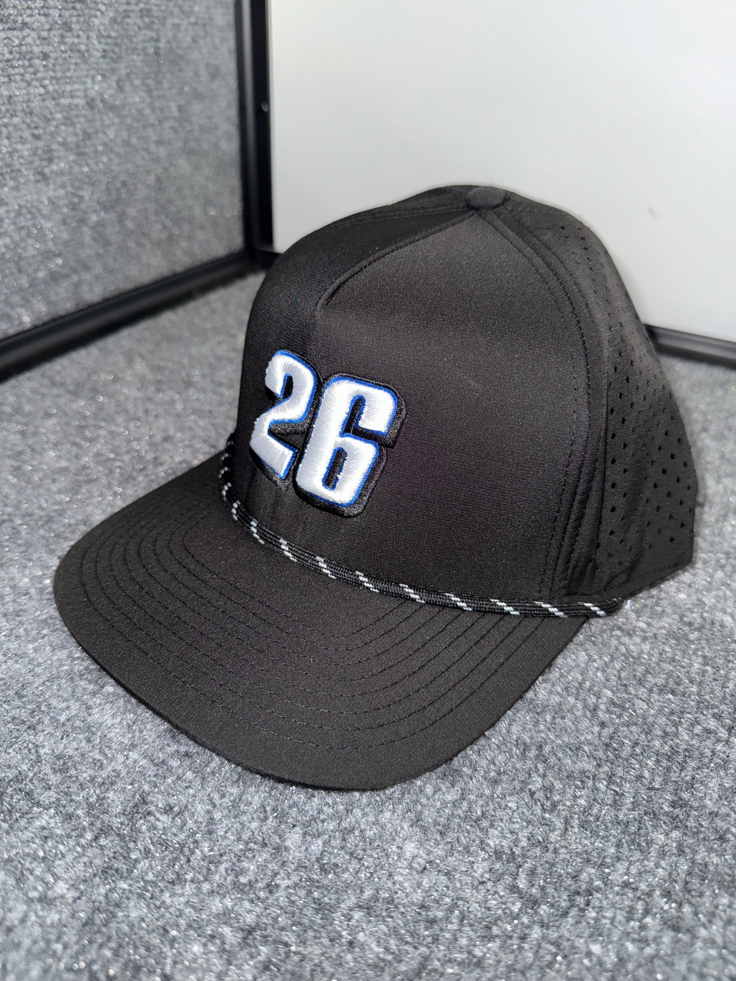 26 Black Rope Snapback