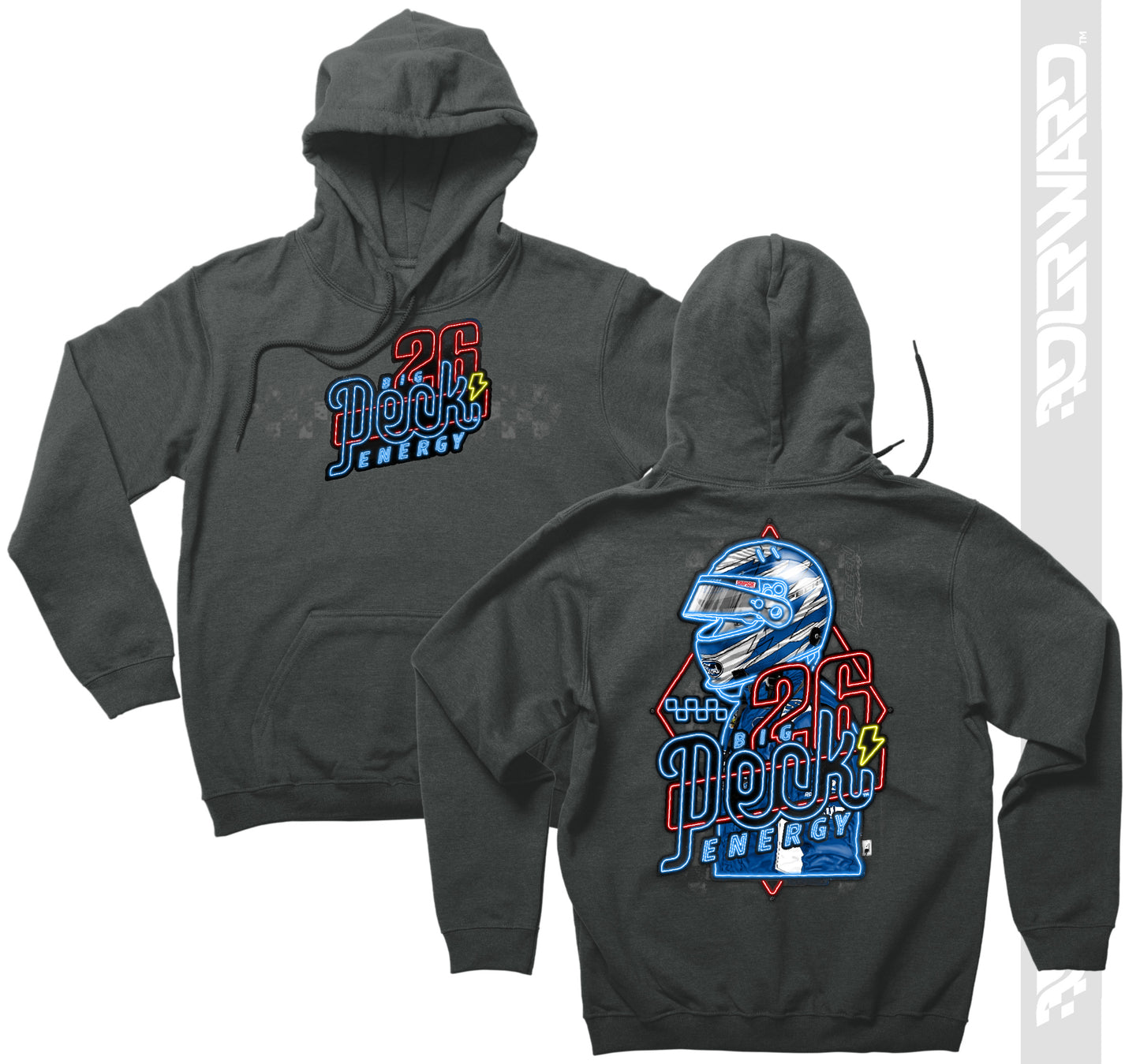 Big Peck Energy Hoodie - Charcoal