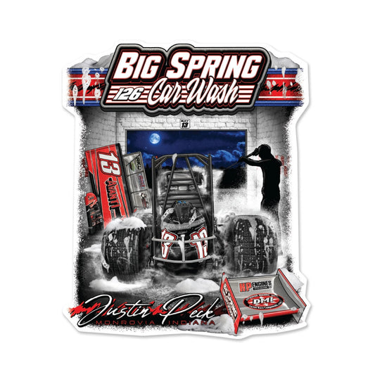 Big Spring Car Wash Decal