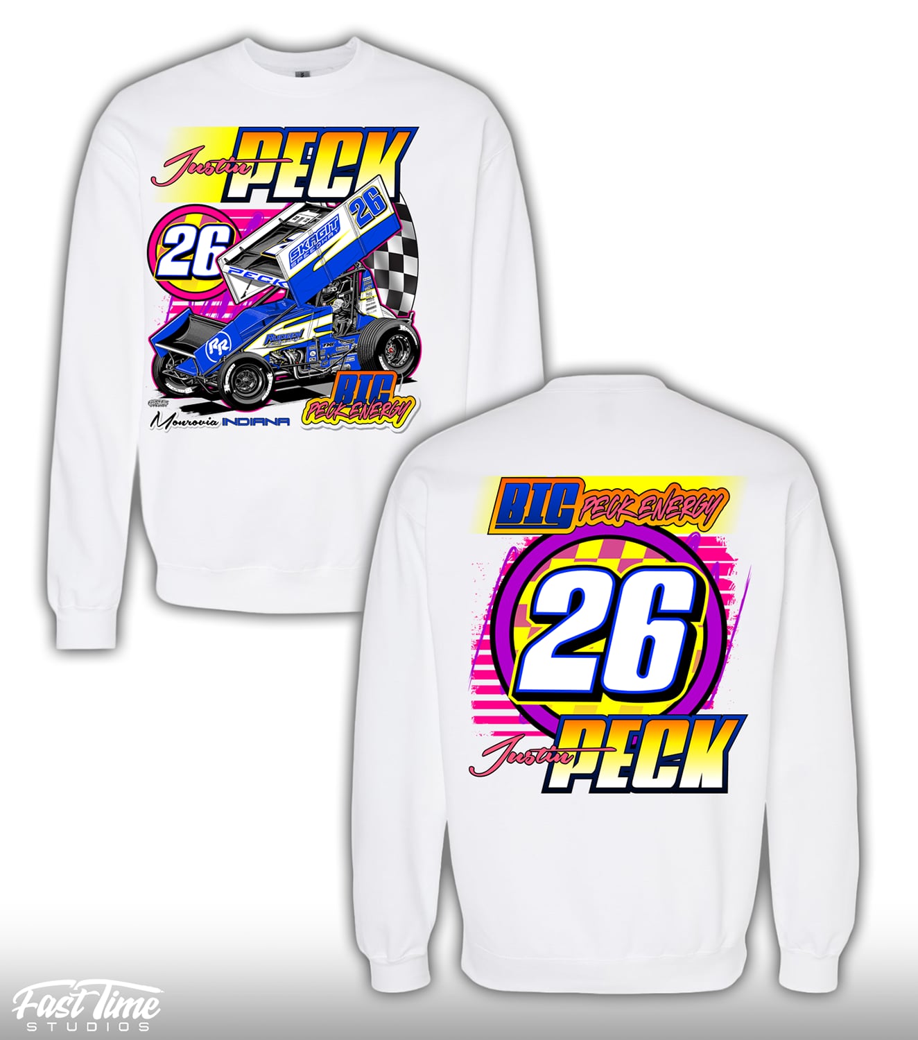 Nationals Retro Crewneck - White