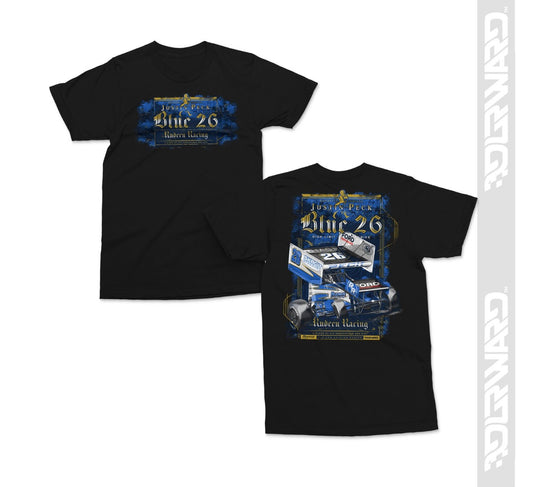 "Blue 26" Adult T-Shirt - Black