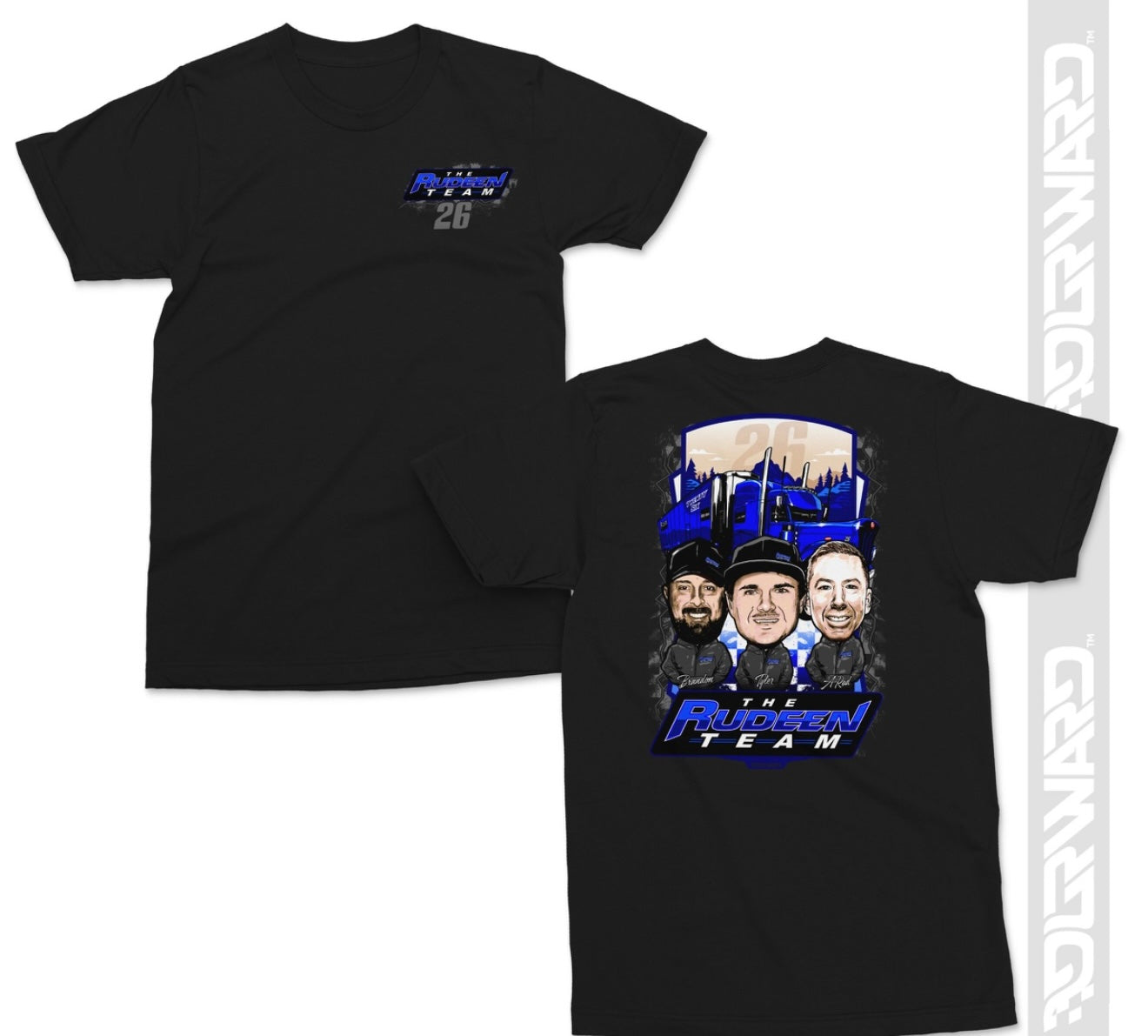 Rudeen Team T-Shirt - Black