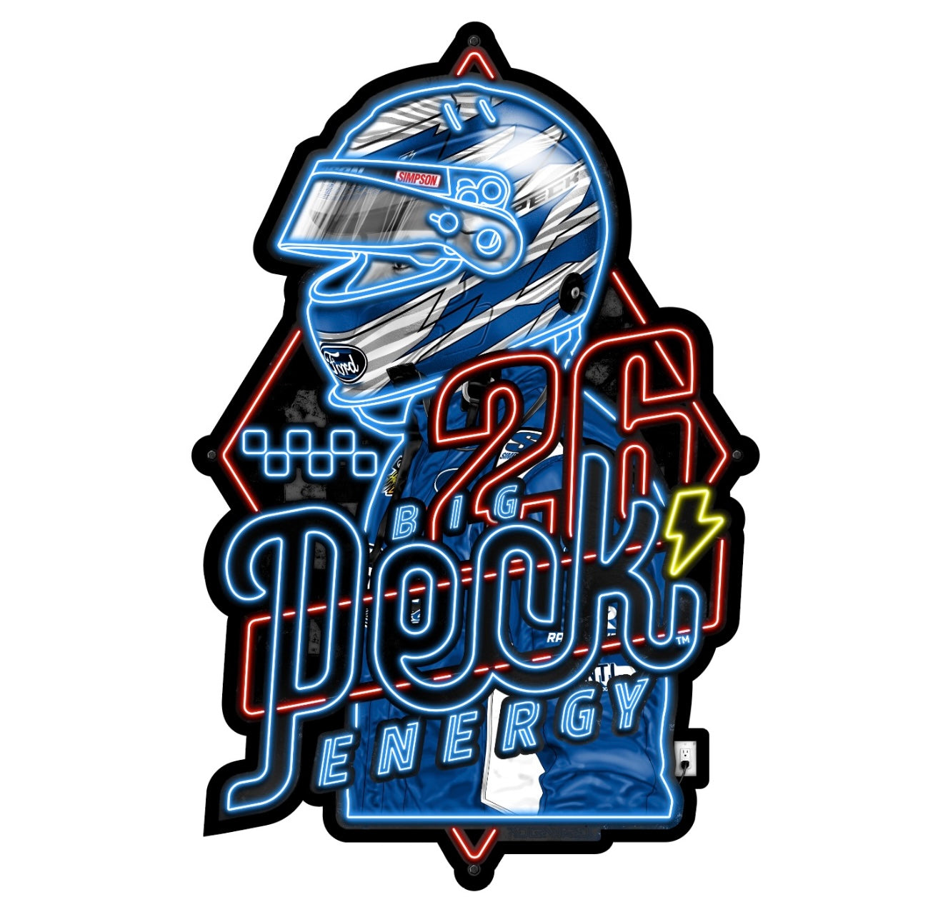 Big Peck Energy Decal