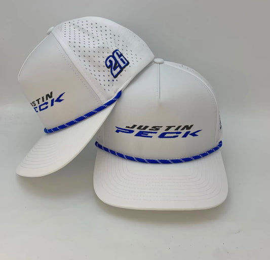 “Justin Peck” White Snapback