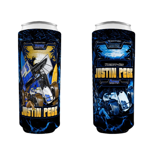 Pin Up Palms Slim Can Koozie