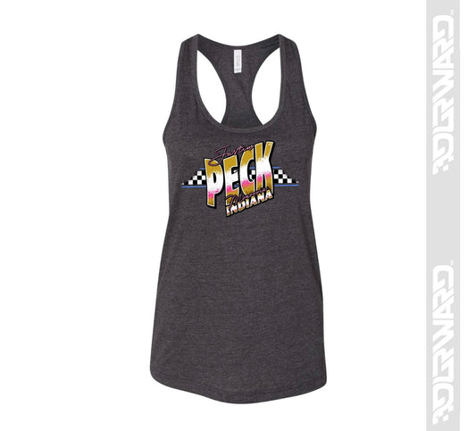 In Retro Woman's Tank - Dark Gray
