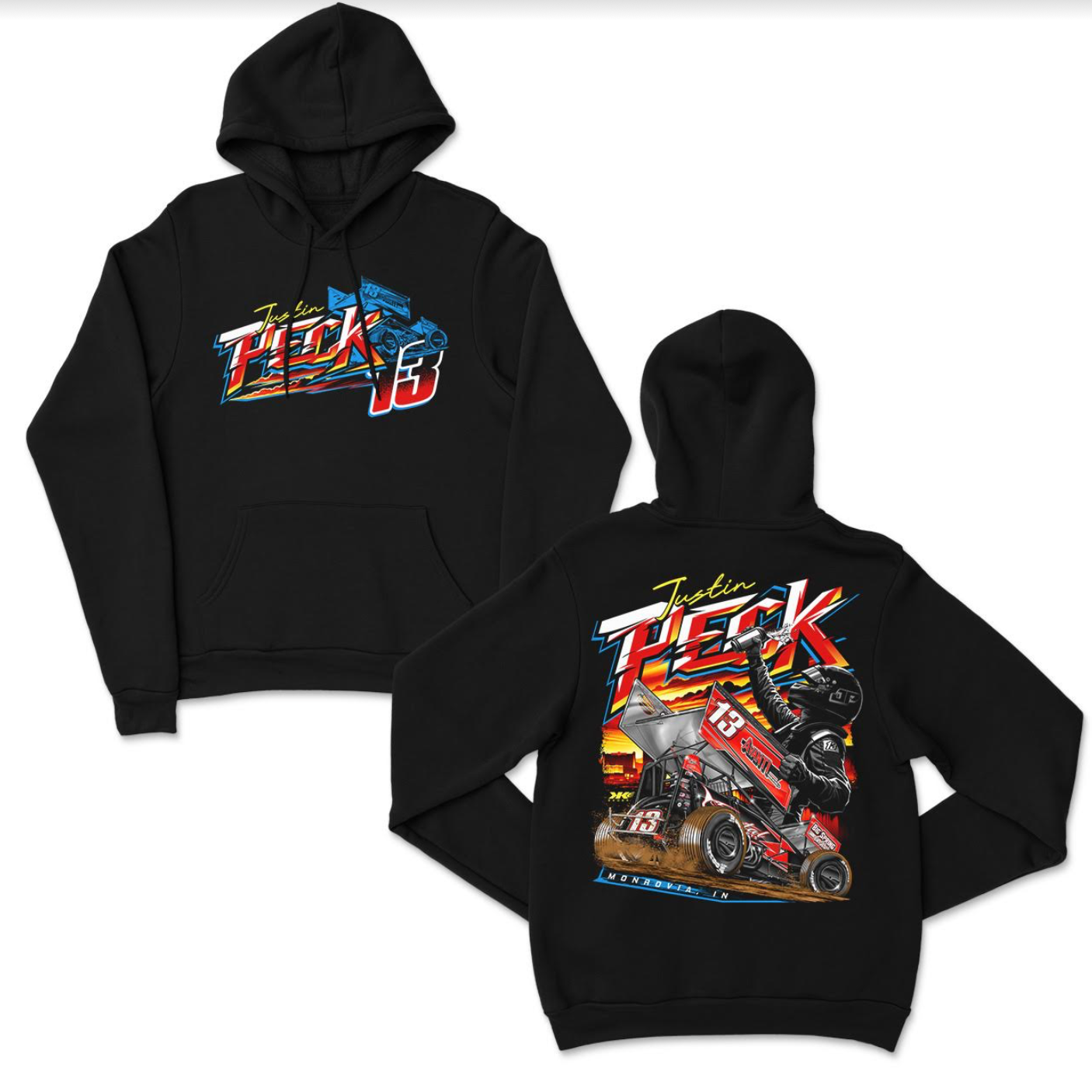 2024 "On The Line" Hoodie - Black