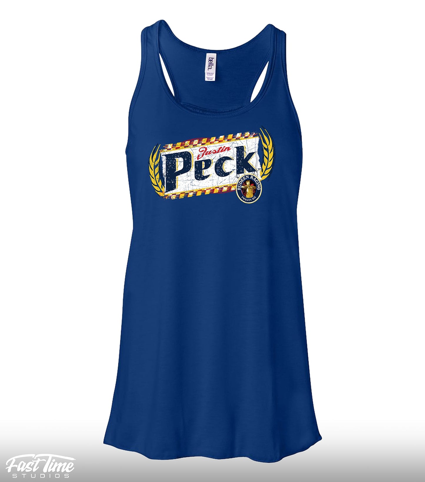 Miller Time Woman's Tank - Royal Blue
