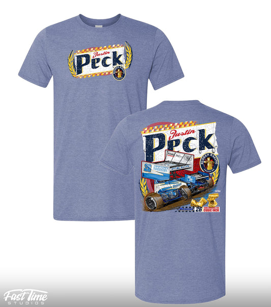 Miller Time T-Shirt - Heather Blue